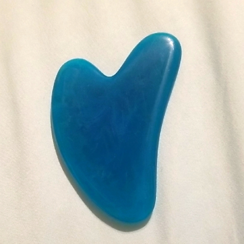Blue Gua Sha Facial Tool